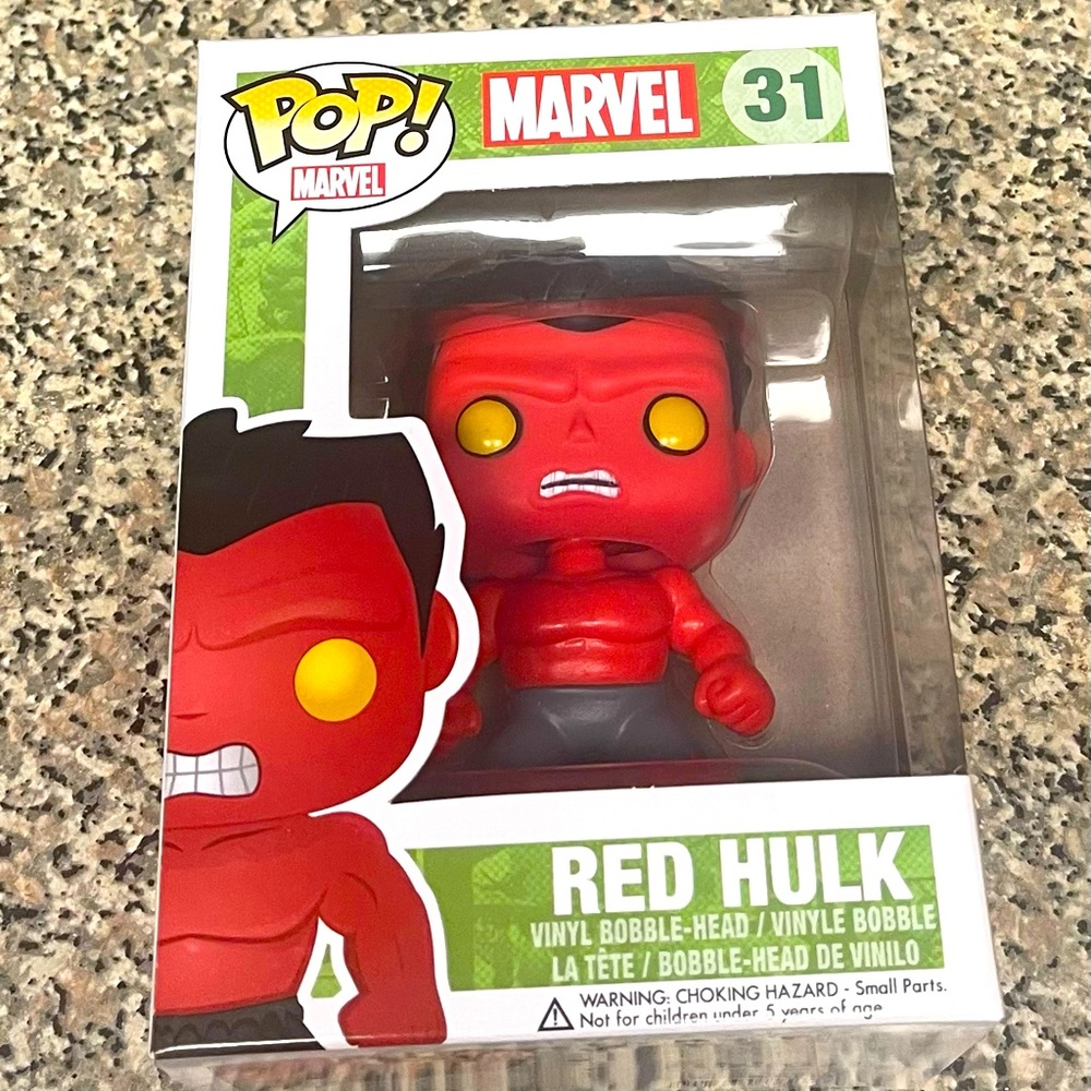Marvel Red Hulk Funko Pop